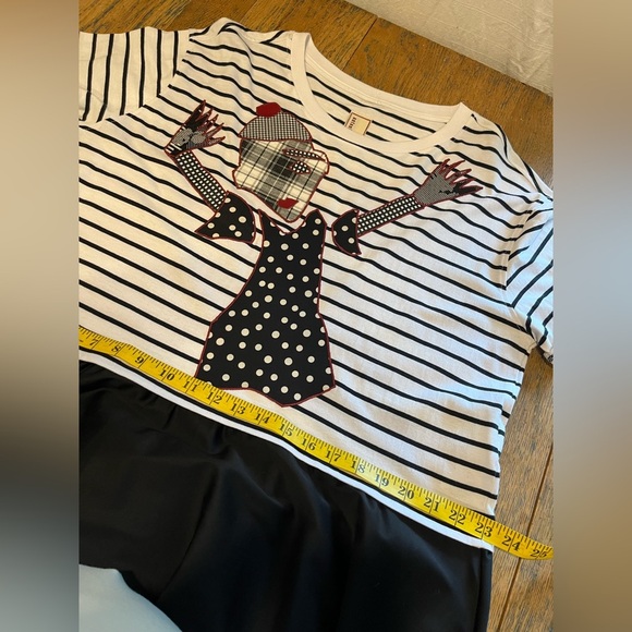 🖤 ANTONIO MARRAS – Black & White Dress, Size IT 42 Summer 2021 Collection - Picture 6 of 12